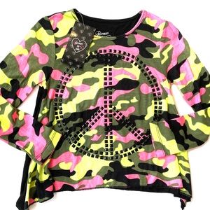 NWT! FLOWERS BY ZOE GIRLS SHIRT